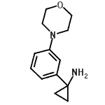 CAS#: 935460-59-6, 1-[3-(4-Morpholinyl)phenyl]cyclopropanamine