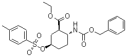 CAS#: 935470-10-3, Ethyl (1R,2R,5R)-2-{[(benzyloxy)carbonyl]amino}-5-{[(4-methylphenyl)sulfonyl]oxy}cyclohexanecarboxylate