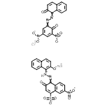 CAS#: 93606-20-3, [1-[(2-hydroxy-3,5-dinitrophenyl)azo]-2-naphthalenolato][3-hydroxy-4-[(2-hydroxy-1-naphthalenyl)azo]-7-nitro-1-naphthalenesulfonato]-Chromate sodium hydrogen