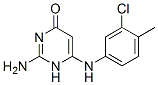 CAS#: 93606-35-0, 2-Amino-6-[(3-Chloro-4-Methyl-Phenyl)Amino]-1H-Pyrimidin-4-One