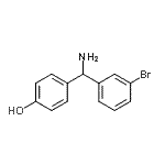 CAS#: 936497-92-6, 4-[Amino(3-bromophenyl)methyl]phenol