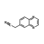 CAS#: 936727-48-9, 6-Quinoxalinylacetonitrile
