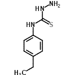 CAS 登录号：93693-01-7， N-(4-乙基苯基)肼基硫代甲酰胺