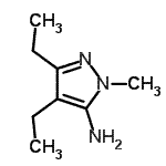 CAS#: 936940-25-9, 3,4-Diethyl-1-methyl-1H-pyrazol-5-amine