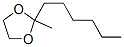 CAS#: 937-94-0, 2-Hexyl-2-methyl-1,3-dioxolane
