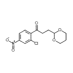 CAS#: 937040-35-2, 1-(2-Chloro-4-nitrophenyl)-3-(1,3-dioxan-2-yl)-1-propanone