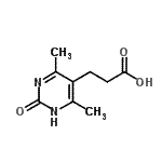 CAS#: 937669-19-7, 3-(4,6-Dimethyl-2-oxo-1,2-dihydro-5-pyrimidinyl)propanoic acid