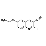 CAS#: 937672-26-9, 2-Chloro-6-ethoxy-3-quinolinecarbonitrile