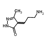 CAS 登录号：937674-92-5， 4-(3-氨基丙基)-5-甲基-2,4-二氢-3H-吡唑-3-酮
