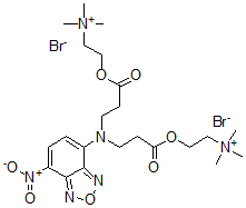 CAS 登录号：93775-36-1， 双(胆碱)-N-(4-硝基苯并-2-氧杂-1,3-二氮唑-7-基)亚氨基二丙酸酯