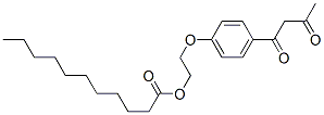 CAS 登录号：93777-20-9， 2-[4-(1,3-二氧代丁基)苯氧基]乙基十一烷酸酯