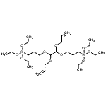 CAS#: 93777-96-9, 9,10-Bis(allyloxy)-4,4,15,15-tetraethoxy-3,8,11,16-tetraoxa-4,15-disilaoctadecane