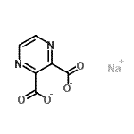 CAS 登录号：93778-20-2， 2,3-吡嗪二羧酸酯,钠盐(1:1)