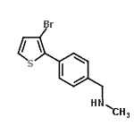 CAS#: 937796-02-6, 1-[4-(3-Bromo-2-thienyl)phenyl]-N-methylmethanamine
