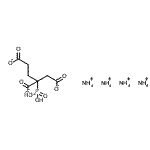 CAS 登录号：93803-05-5， 2-膦酰-1,2,4-丁烷三羧酸酯铵盐(1:4)