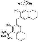 CAS#: 93803-64-6, 3,3'-Methylenebis[1-(2-methyl-2-propanyl)-5,6,7,8-tetrahydro-2-naphthalenol]