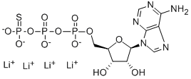 CAS#: 93839-89-5, Adenosine 5'-(Trihydrogen Diphosphate) P'-Anhydride With Phosphorothioic Acid Lithium salt (1:4)