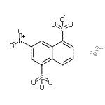 CAS 登录号：93839-97-5， 铁(2+)3-硝基-1,5-萘二磺酸酯