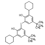 CAS#: 93840-41-6, 2,2'-Sulfanediylbis[6-cyclohexyl-4-(2-methyl-2-propanyl)phenol]