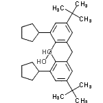 CAS#: 93840-42-7, 2,2'-Methylenebis[6-cyclopentyl-4-(2-methyl-2-propanyl)phenol]