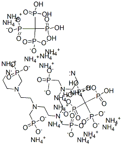 CAS#: 93842-79-6, [[3,6,9,12-Tetrakis(Phosphonomethyl)-3,6,9,12-Tetraazatetradecane-1,14-Diyl]Bis[Nitrilobis(Methylene)]]Tetrakis-Phosphonic Acid Hexadecaammonium Salt
