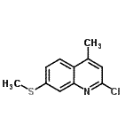 CAS#: 938459-19-9, 2-Chloro-4-methyl-7-(methylsulfanyl)quinoline