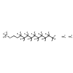 CAS#: 93857-45-5, Diammonium 3,3,4,4,5,5,6,6,7,7,8,8,9,9,10,10,11,11,12,12,12-henicosafluorododecyl phosphate