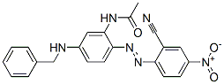 CAS 登录号：93859-28-0， N-[2-[(2-氰基-4-硝基苯基)偶氮]-5-[(苯基甲基)氨基]苯基]乙酰胺