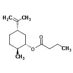 CAS 登录号：93892-03-6， (1S,2S,5S)-5-异丙烯基-2-甲基环己基丁酸酯