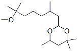 CAS#: 93904-59-7, 2-(6-Methoxy-2,6-Dimethylheptyl)-4,4,6-Trimethyl-1,3-Dioxane