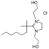 CAS 登录号：93905-00-1， 2-(二甲基庚基)-4,5-二氢-1,3-双(2-羟基乙基)-1H-咪唑鎓氯化物