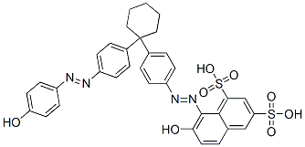 CAS#: 93919-33-6, 7-Hydroxy-8-[[4-[1-[4-[(4-Hydroxyphenyl)Azo]Phenyl]Cyclohexyl]Phenyl]Azo]Naphthalene-1,3-Disulphonic Acid