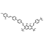 CAS#: 93920-41-3, 4-Amino-3-({4'-[(2,4-dihydroxyphenyl)diazenyl]-4-biphenylyl}diazenyl)-5-hydroxy-6-[(4-sulfophenyl)diazenyl]-2,7-naphthalenedisulfonic acid