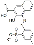 CAS 登录号：93923-95-6， 3-羟基-4-[2-(4-甲基-2-磺基苯基)偶氮]-2-萘羧酸钾盐(1:1)