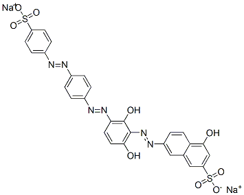 CAS#: 93940-01-3, Disodium 7-[[2,6-Dihydroxy-3-[[4-[(4-Sulphonatophenyl)Azo]Phenyl]Azo]Phenyl]Azo]-4-Hydroxynaphthalene-2-Sulphonate