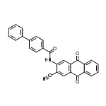 CAS#: 93940-14-8, N-(3-Cyano-9,10-dioxo-9,10-dihydro-2-anthracenyl)-4-biphenylcarboxamide