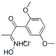 CAS 登录号：93942-52-0， 1-(2,5-二甲氧基苯基)-1,2-丙烷二酮 2-肟盐酸盐(1:1)