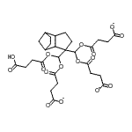 CAS#: 93962-79-9, 4-{(3-{Bis[(3-carboxylatopropanoyl)oxy]methyl}tricyclo[5.2.1.0<sup>2,6</sup>]dec-3-yl)[(3-carboxypropanoyl)oxy]methoxy}-4-oxobutanoate