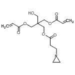 CAS#: 93965-20-9, 2-({[3-(1-Aziridinyl)propanoyl]oxy}methyl)-2-(hydroxymethyl)-1,3-propanediyl bisacrylate