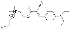 CAS#: 93981-79-4, [2-[[2-Cyano-3-[4-(Diethylamino)Phenyl]-1-Oxoallyl]Oxy]Ethyl](3-Hydroxypropyl)Dimethylammonium Chloride