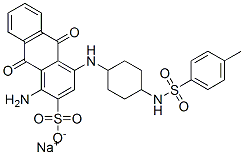 CAS#: 93982-78-6, Sodium 1-Amino-9,10-Dihydro-4-[[4-[[(4-Methylphenyl)Sulphonyl]Amino]Cyclohexyl]Amino]-9,10-Dioxoanthracene-2-Sulphonate