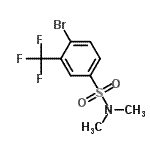 CAS#: 939989-87-4, 4-bromo-N,N-dimethyl-3-(trifluoromethyl)benzenesulfonamide