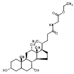 CAS 登录号：94006-05-0， 乙基N-[(3alpha,7alpha,12alpha)-3,7,12-三羟基-24-氧代胆烷-24-基]甘氨酸酯