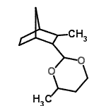 CAS#: 94022-60-3, 4-Methyl-2-(3-methylbicyclo[2.2.1]hept-2-yl)-1,3-dioxane