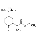 CAS#: 94022-65-8, Ethyl 2-[5-(2-methyl-2-propanyl)-2-oxocyclohexyl]propanoate