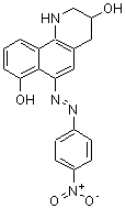 CAS#: 94023-26-4, 6-[(4-Nitrophenyl)diazenyl]-1,2,3,4-tetrahydrobenzo[h]quinoline-3,7-diol