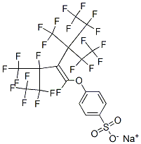 CAS#: 94042-95-2, Sodium 4-[[1,3,4,4,5,5,5-Heptafluoro-2-[2,2,3,3,3-Pentafluoro-1-(Pentafluoroethyl)-1-(Trifluoromethyl)Propyl]-3-(Trifluoromethyl)-1-Pentenyl]Oxy]Benzenesulphonate