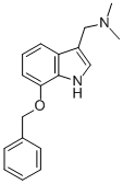 CAS 登录号：94067-27-3， N,N-二甲基-7-(苯基甲氧基)-1H-吲哚-3-甲胺