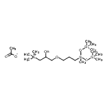 CAS#: 94071-25-7, 2-Hydroxy-3-[3-[1,3,3,3-Tetramethyl-1-[(Trimethylsilyl)Oxy]Disiloxanyl]Propoxy]Propyltrimethylammonium Acetate