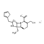 CAS#: 94089-00-6, Sodium (6S,7R)-3-(hydroxymethyl)-7-methoxy-8-oxo-7-[(2-thienylacetyl)amino]-5-thia-1-azabicyclo[4.2.0]oct-2-ene-2-carboxylate